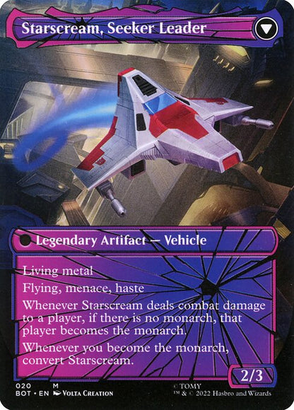 Starscream, Power Hungry // Starscream, Seeker Leader // Transformers // BOT 20