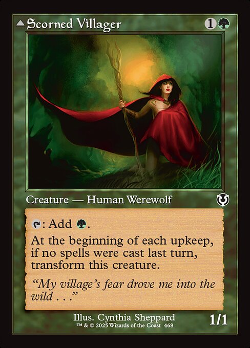 Scorned Villager // Moonscarred Werewolf // Innistrad Remastered // INR 468