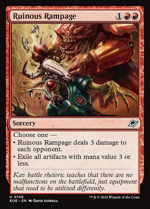 Ruinous Rampage // Edge of Eternities // EOE 158