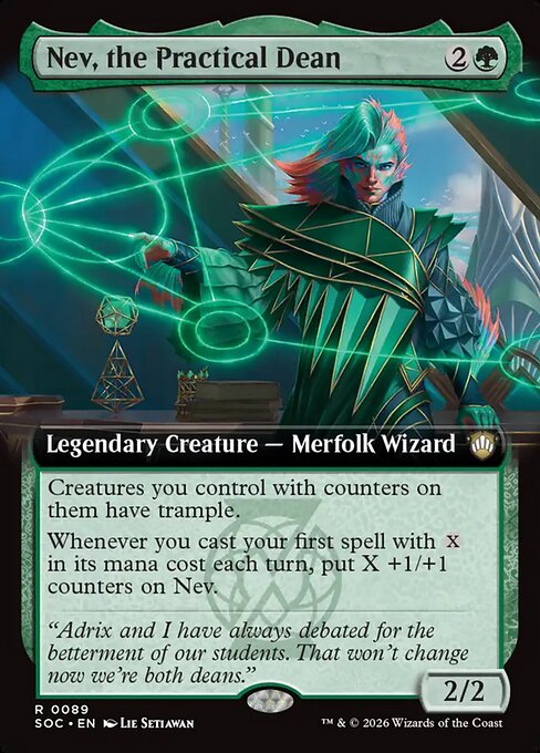 Nev, the Practical Dean // Secrets of Strixhaven Commander // SOC 89