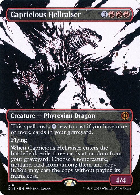 Capricious Hellraiser // Phyrexia: All Will Be One // ONE 310