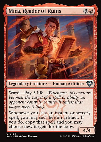 Mica, Reader of Ruins // Secrets of Strixhaven // SOS 124