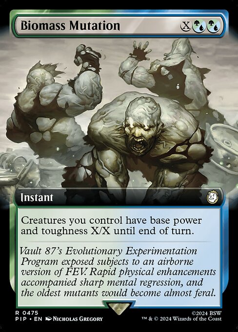 Biomass Mutation // Fallout // PIP 475