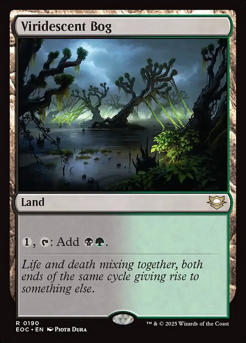 Viridescent Bog // Edge of Eternities Commander // EOC 190