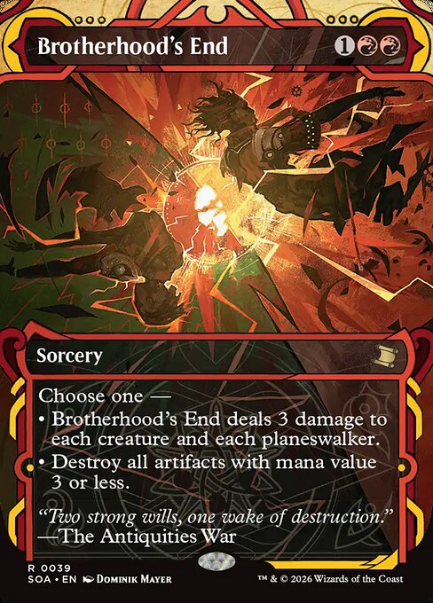 Brotherhood's End // Secrets of Strixhaven Mystical Archive // SOA 39