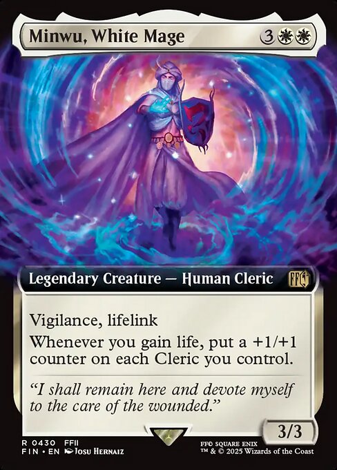 Minwu, White Mage // Final Fantasy // FIN 430