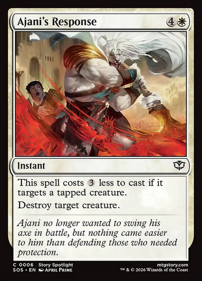 Ajani's Response // Secrets of Strixhaven // SOS 6