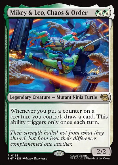 Mikey & Leo, Chaos & Order // Teenage Mutant Ninja Turtles // TMT 158