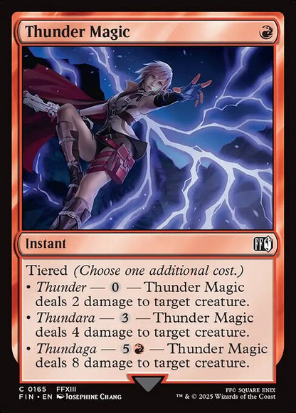 Thunder Magic // Final Fantasy // FIN 165