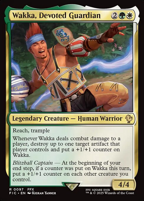Wakka, Devoted Guardian // Final Fantasy Commander // FIC 97