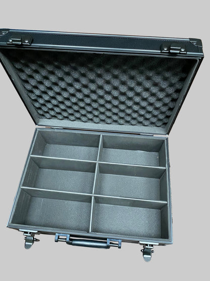 Black Metal Lockable Storage Case - Holds up to 12 Deck Boxes