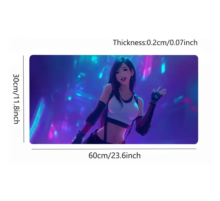 Tifa Lockhart Final Fantasy VII Playmat 30x60cm