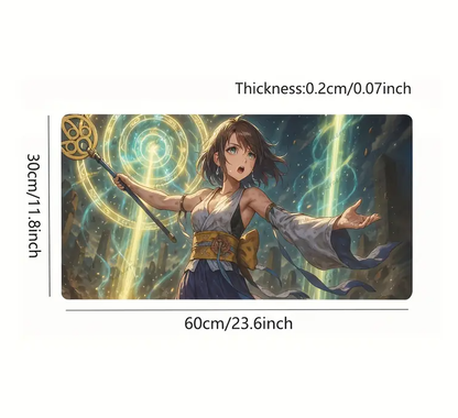 Lady Yuna Summoner Final Fantasy X Playmat 30x60cm