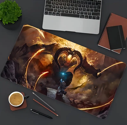 You Shall Not Pass Gandalf Balrog Playmat 30x60cm
