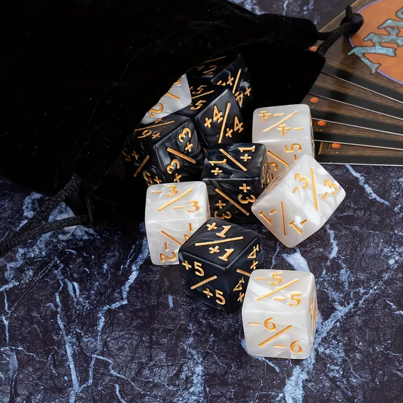 Set of 10 +1/+1 Counters or -1/-1 Counters Magic the Gathering Dice