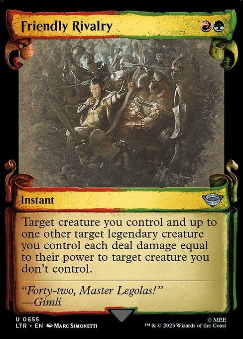 Friendly Rivalry // The Lord of the Rings: Tales of Middle-earth // LTR 655