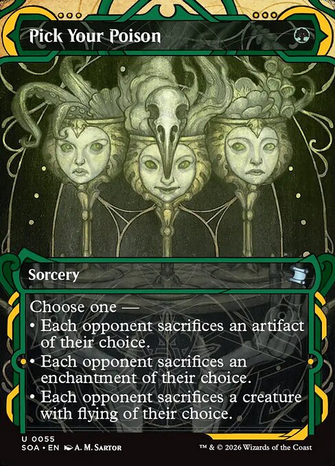 Pick Your Poison // Secrets of Strixhaven Mystical Archive // SOA 55