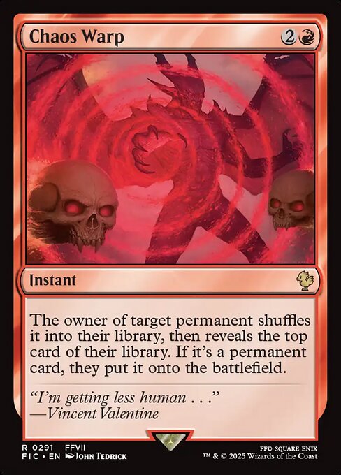 Chaos Warp // Final Fantasy Commander // FIC 291