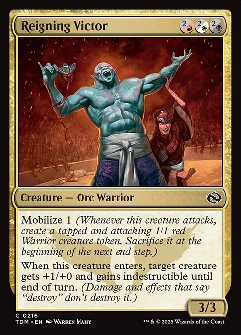 Reigning Victor // Tarkir: Dragonstorm // TDM 216