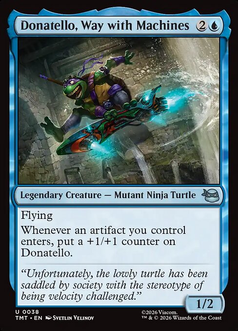 Donatello, Way with Machines // MTG // TMT 38