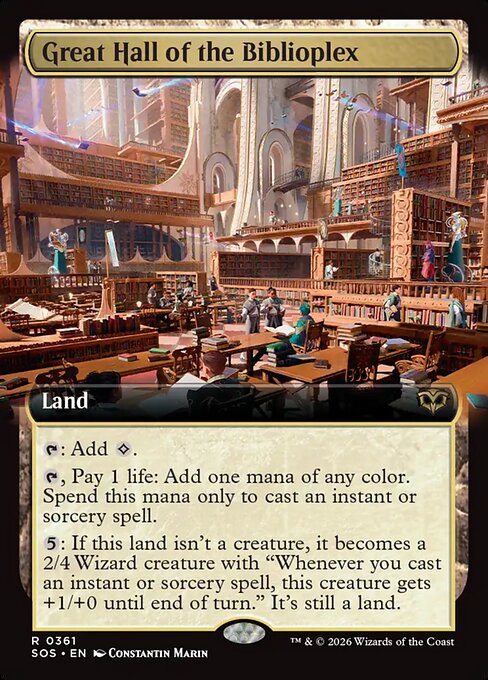 Great Hall of the Biblioplex // Secrets of Strixhaven // SOS 361