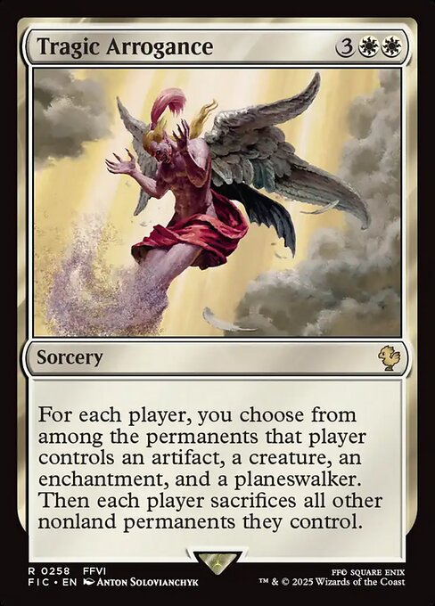 Tragic Arrogance // Final Fantasy Commander // FIC 258