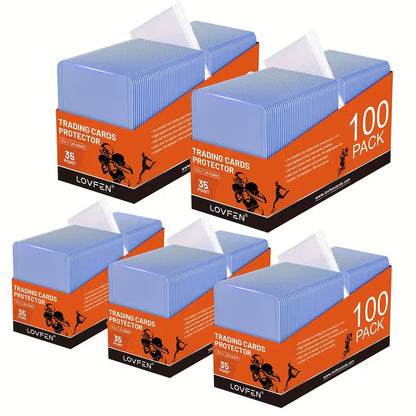100 Toploaders + 100 Penny Sleeves 35pt 7 Cm X 10 Cm