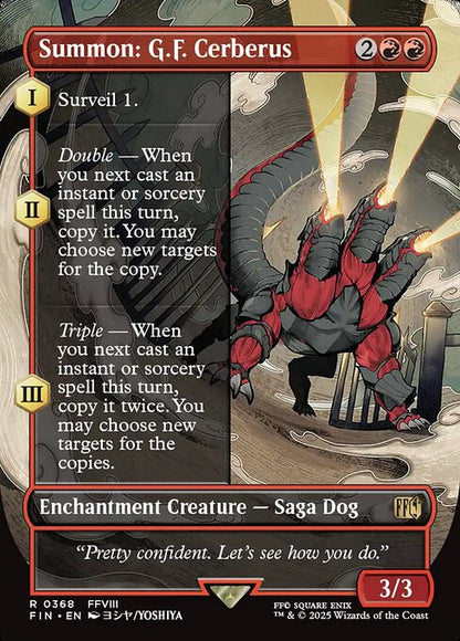 Summon: G.F. Cerberus // Final Fantasy // FIN 368