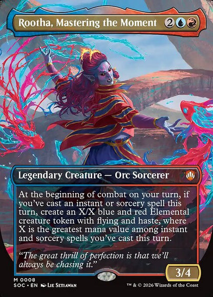 Rootha, Mastering the Moment // Secrets of Strixhaven Commander // SOC 8