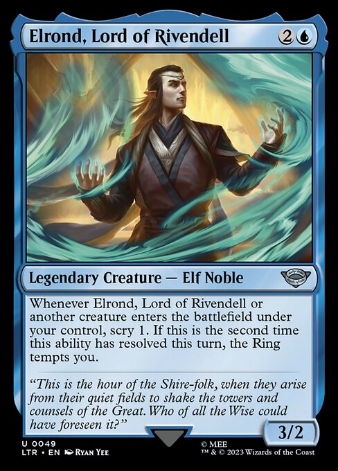 Elrond, Lord of Rivendell // The Lord of the Rings: Tales of Middle-earth // LTR 49