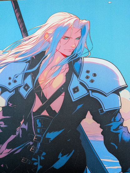 Sephiroth Anime Playmat 60x35cm