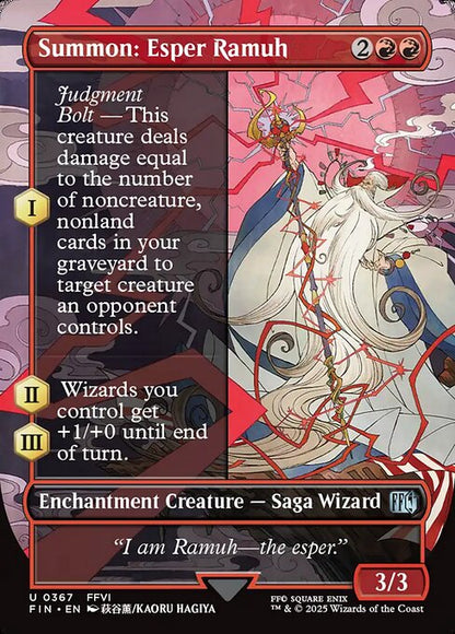 Summon: Esper Ramuh // Final Fantasy // FIN 367 Foil