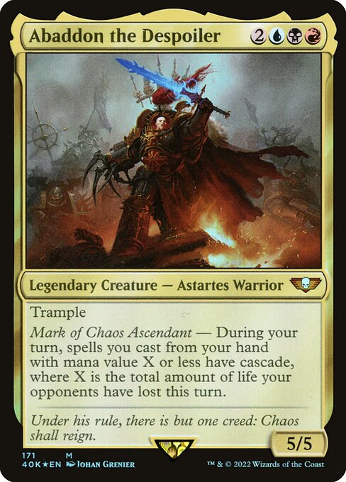 Abaddon the Despoiler // Warhammer 40,000 Commander // 40K 171