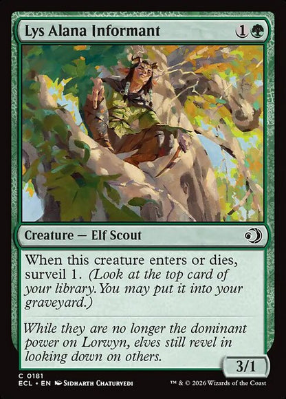Lys Alana Informant // Lorwyn Eclipsed // ECL 181