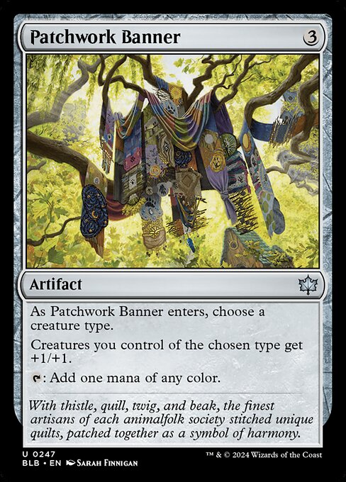 Patchwork Banner // Bloomburrow // BLB 247
