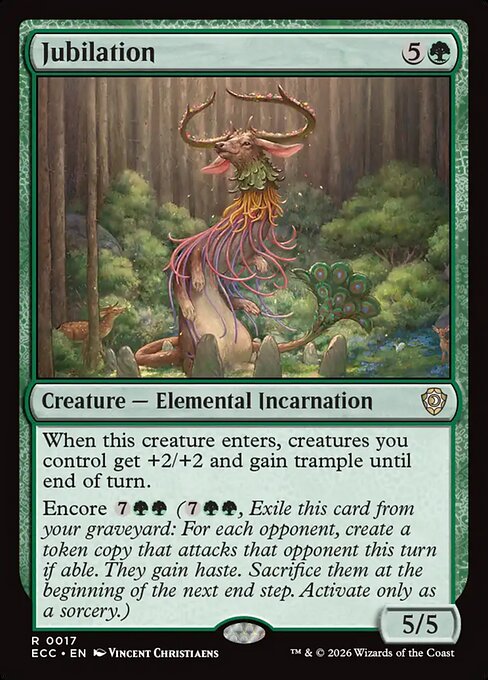 Jubilation // Lorwyn Eclipsed Commander // ECC 17