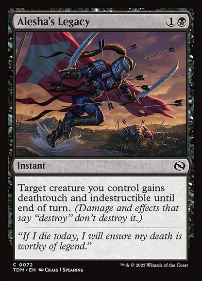 Alesha's Legacy // Tarkir: Dragonstorm // TDM 72