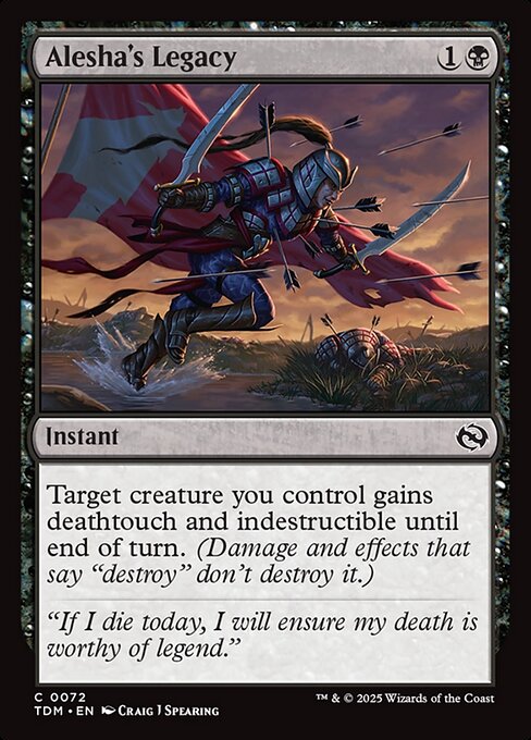 Alesha's Legacy // Tarkir: Dragonstorm // TDM 72