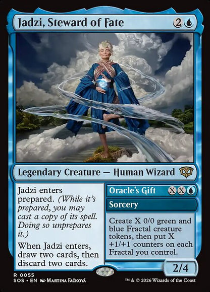 Jadzi, Steward of Fate // Oracle's Gift // Secrets of Strixhaven // SOS 55