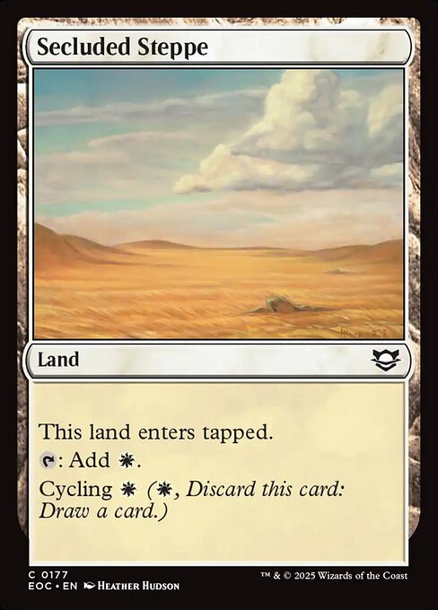 Secluded Steppe // Edge of Eternities Commander // EOC 177