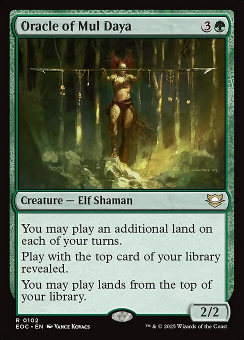 Oracle of Mul Daya // Edge of Eternities Commander // EOC 102