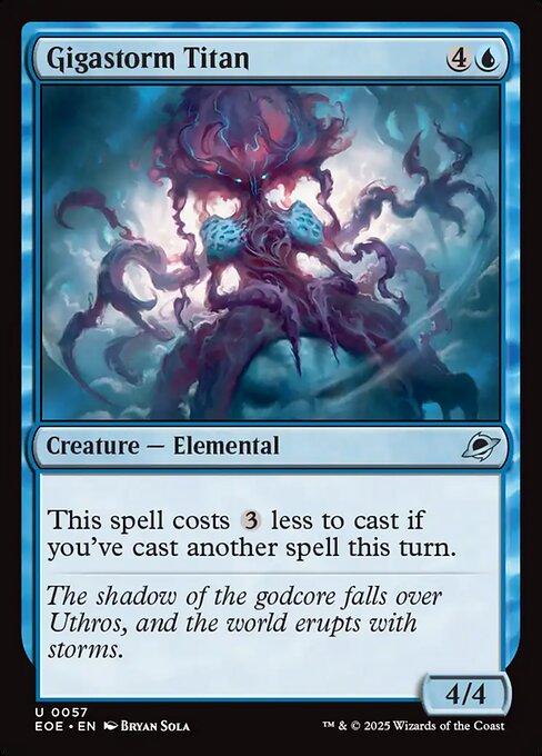 Gigastorm Titan // Edge of Eternities // EOE 57