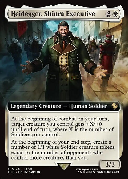 Heidegger, Shinra Executive // Final Fantasy Commander // FIC 136