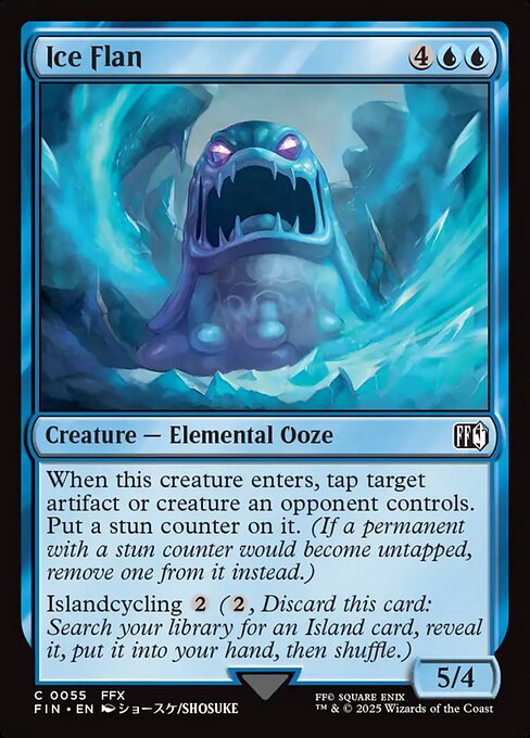 Ice Flan // Final Fantasy // FIN 55