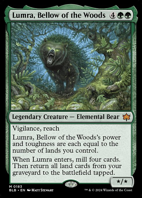 Lumra, Bellow of the Woods // Bloomburrow // BLB 183