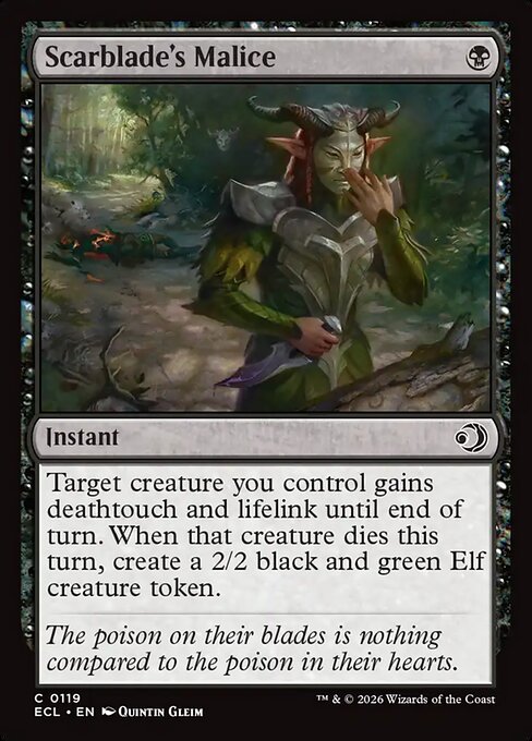 Scarblade's Malice // Lorwyn Eclipsed // ECL 119