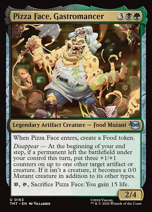 Pizza Face, Gastromancer // MTG // TMT 163