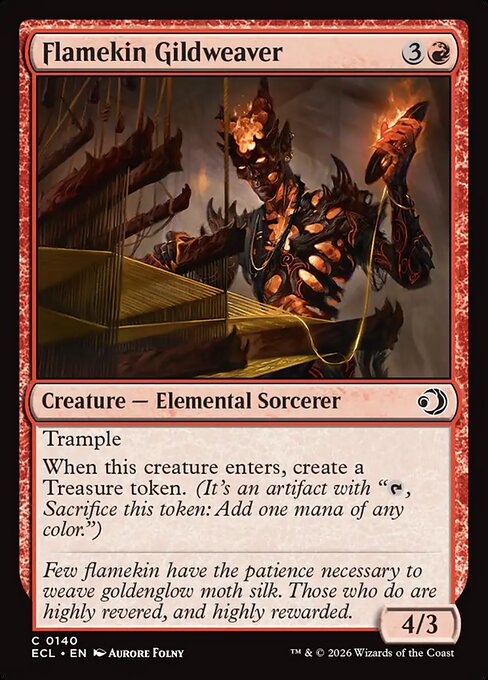 Flamekin Gildweaver // Lorwyn Eclipsed // ECL 140