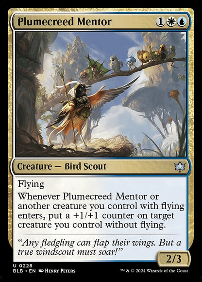 Plumecreed Mentor // Bloomburrow // BLB 228