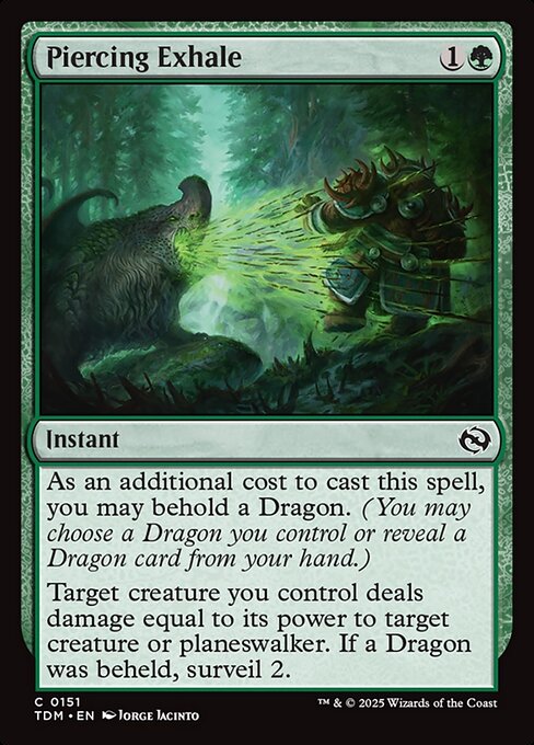 Piercing Exhale // Tarkir: Dragonstorm // TDM 151